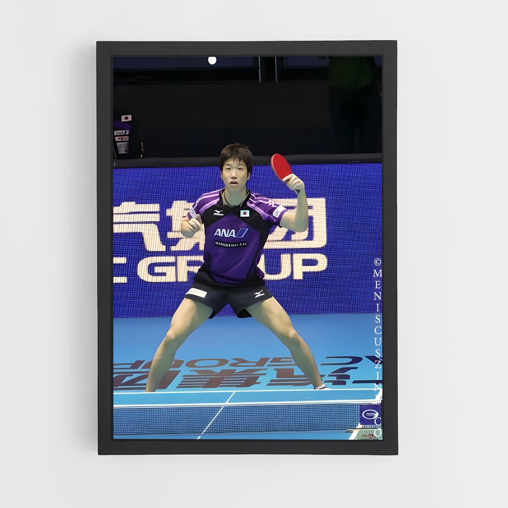 Poster Badminton Énergique – affiche Tennis de table (vue 2)